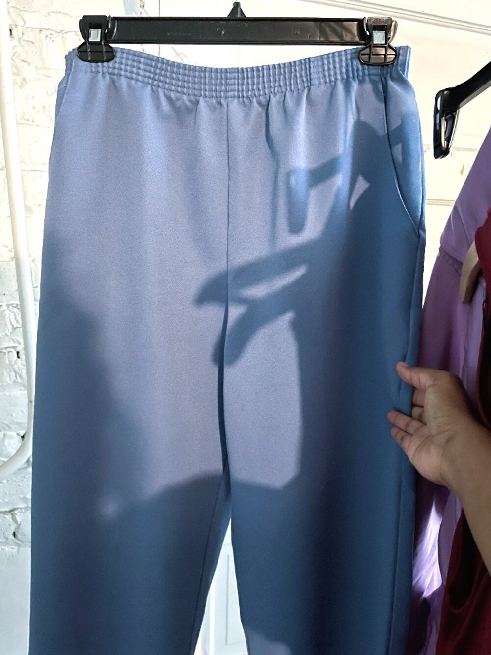 1990s VTG Briggs New York Women's Blue Pants, Slacks, Trousers - 90s U.S.A. Made